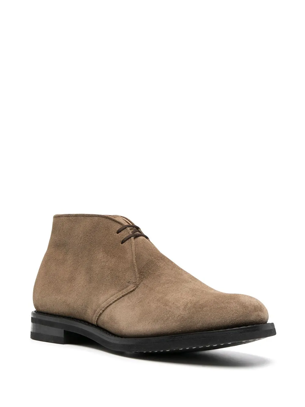 Brown Suede Ankle Mud Boots