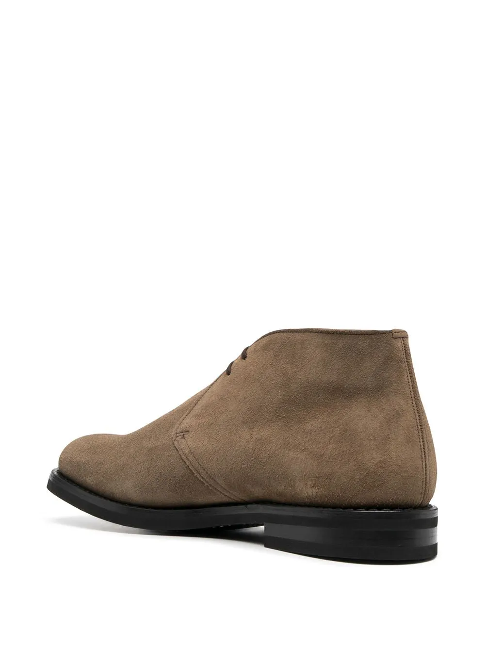 Brown Suede Ankle Mud Boots