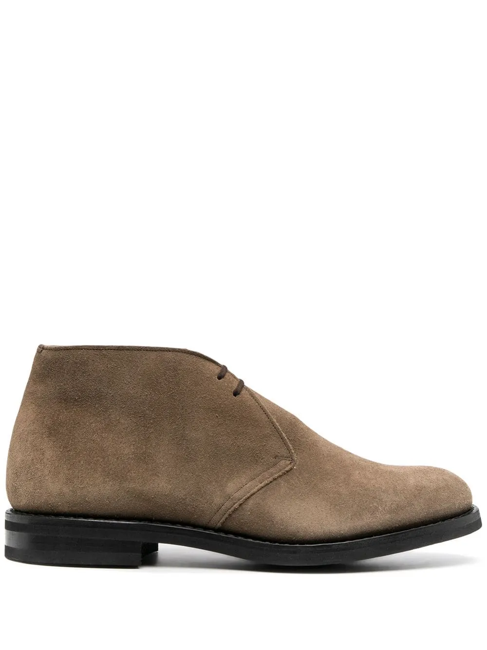 Brown Suede Ankle Mud Boots
