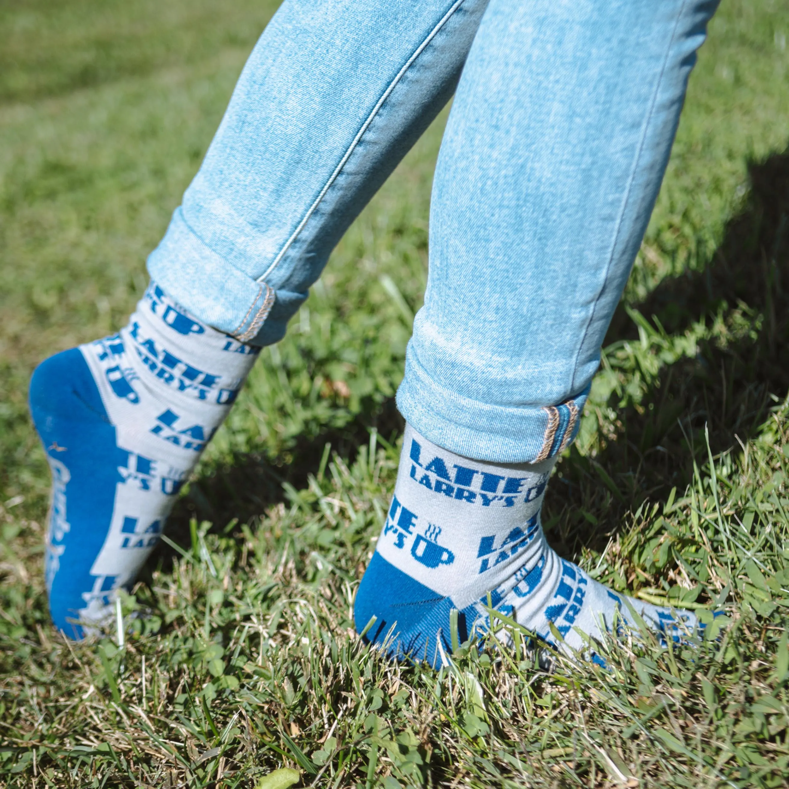 Curb Your Enthusiasm Latte Larry's Socks