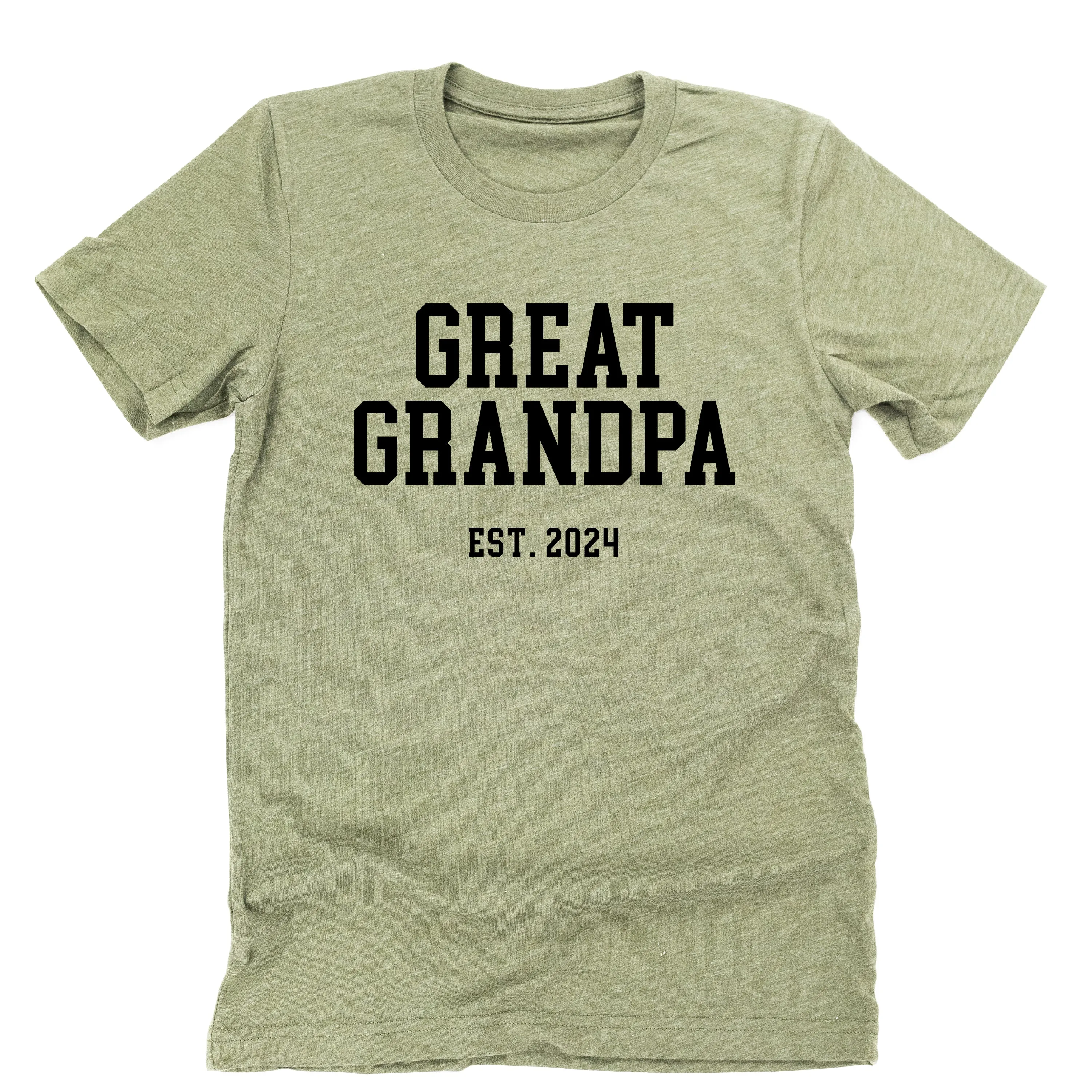 GREAT GRANDPA - EST. (Select Your Year) - Unisex Tee