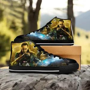 Loki God of Mischief Shoes High Top Sneakers for Kids and Adults