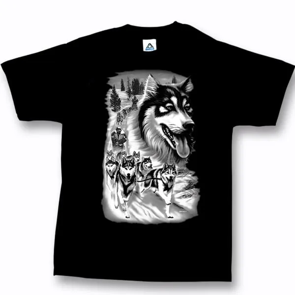 Men and Women t-shirt with Wolf, Moose, Black Bear and dreamcatcher print Designs
