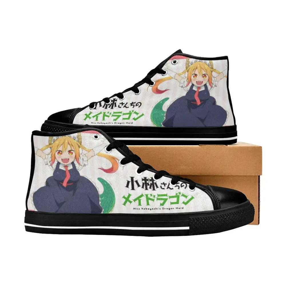Miss Kobayashi Dragon Maid Shoes High Top Sneakers for Kids and Adults