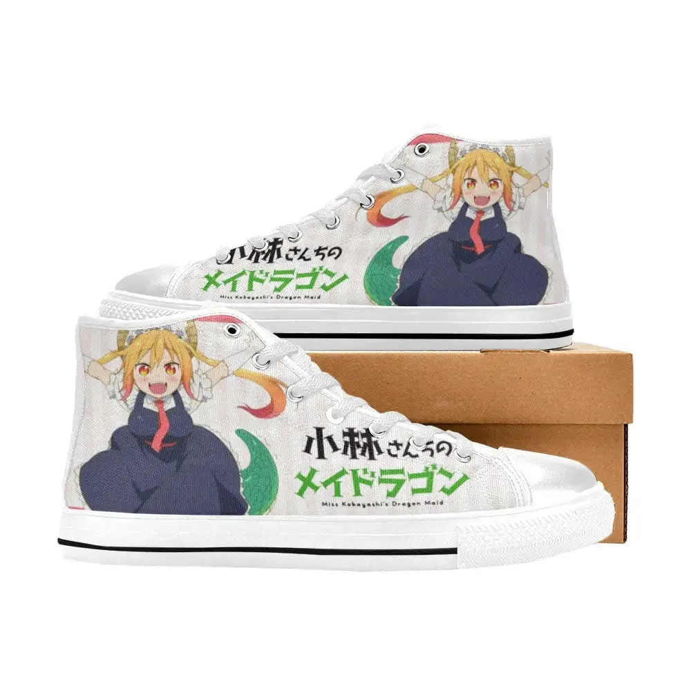 Miss Kobayashi Dragon Maid Shoes High Top Sneakers for Kids and Adults