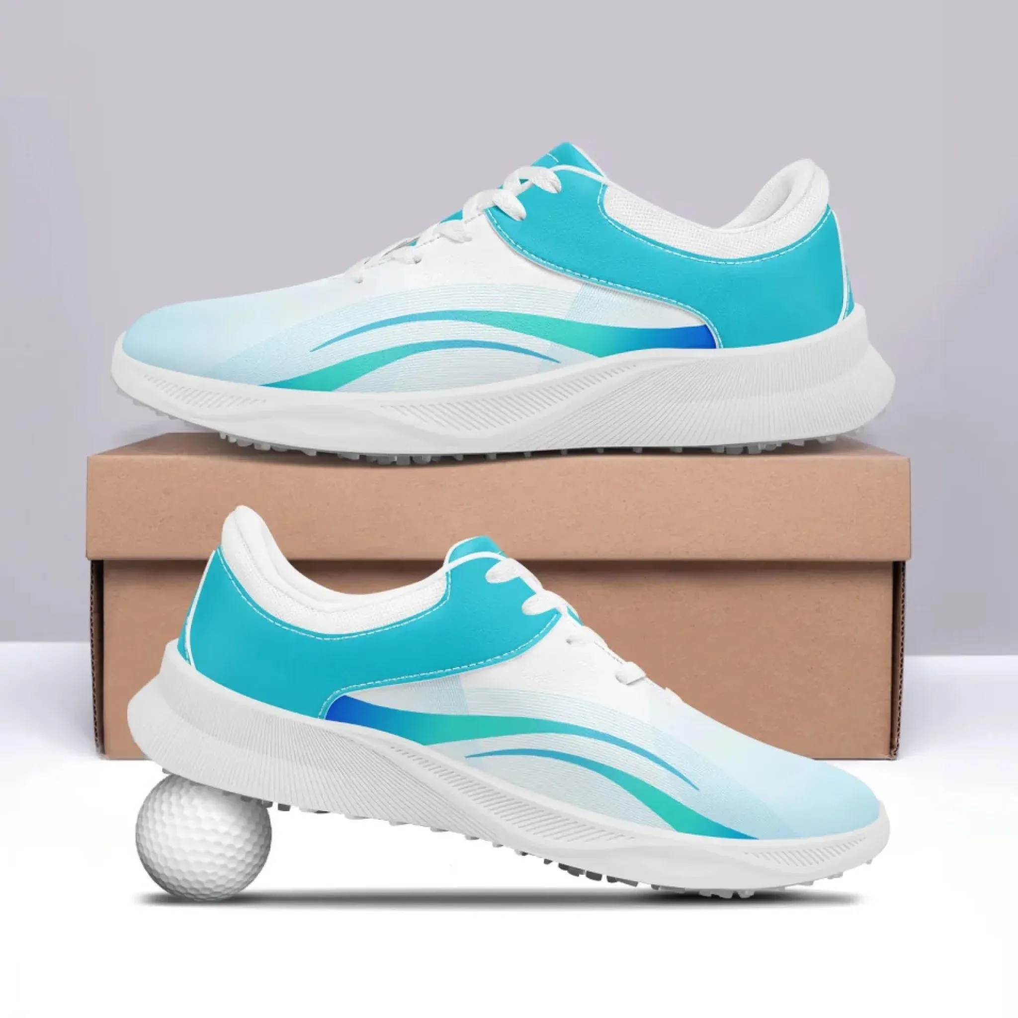 Personalized Premium Golf Sneakers, Custom Simply Fashion Shoes, Comfort and Stylish Golf Shoes