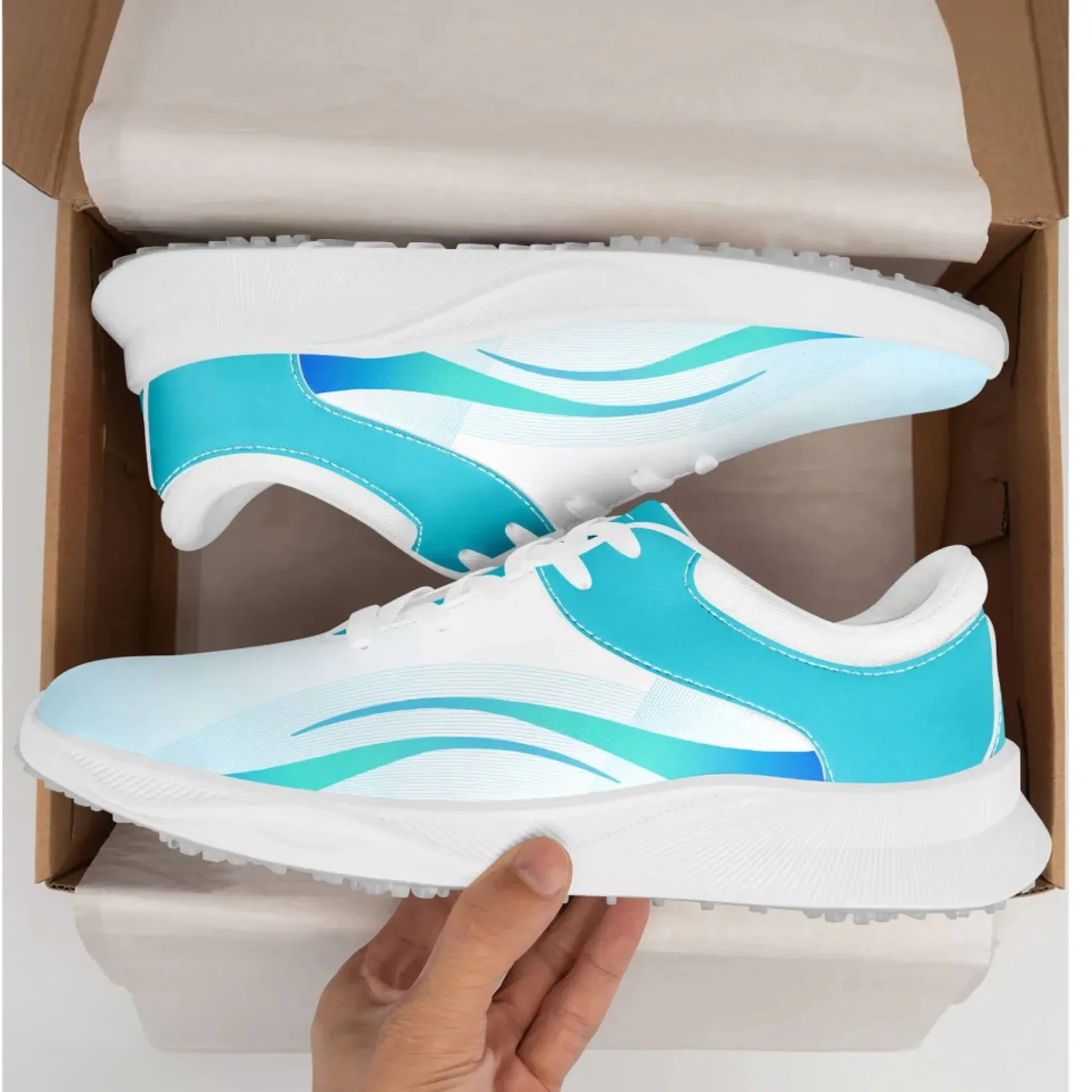 Personalized Premium Golf Sneakers, Custom Simply Fashion Shoes, Comfort and Stylish Golf Shoes