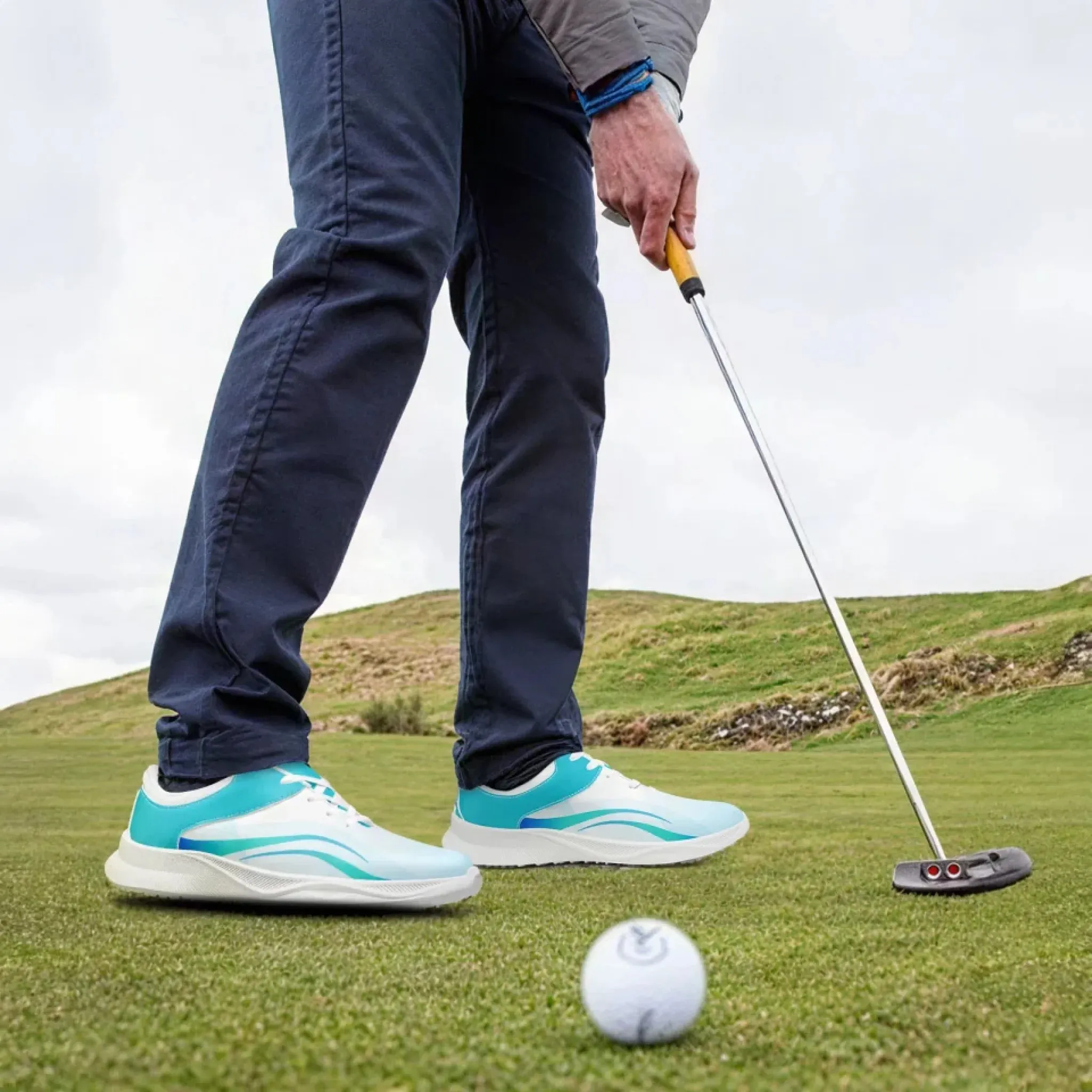 Personalized Premium Golf Sneakers, Custom Simply Fashion Shoes, Comfort and Stylish Golf Shoes