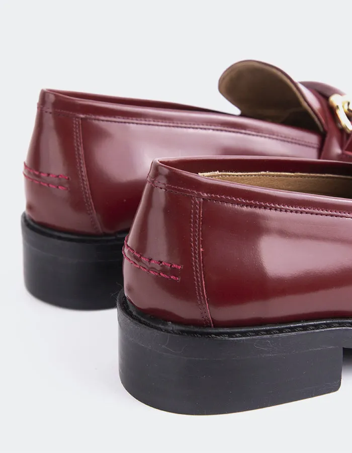 Prato Burgundy Leather