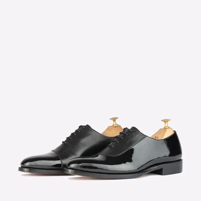Repton Patent Black Oxford Shoes