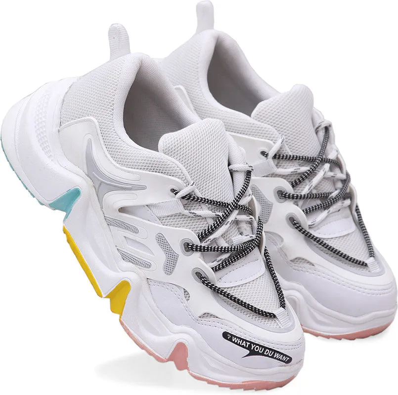 SHOE BLATE Casuals For Women (White , 7)