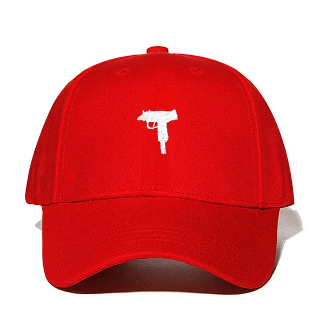 Uzi Gun  Cap Hip hop Cap Men 6 panel dad Hat