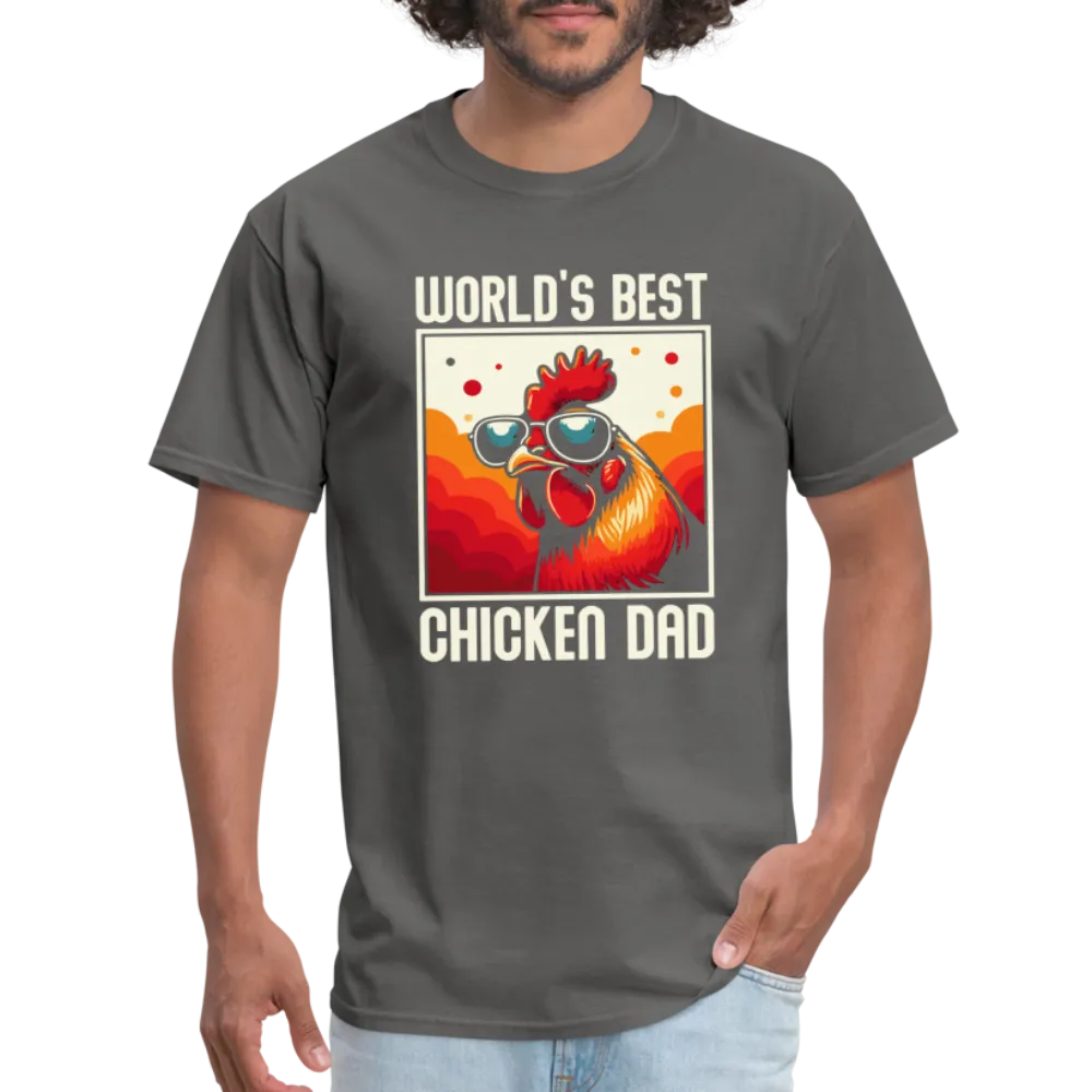 World's Best Chicken Dad T-Shirt (Funny Chicken Tee)